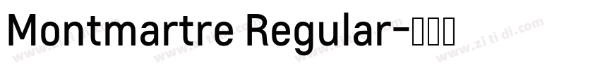 Montmartre Regular字体转换